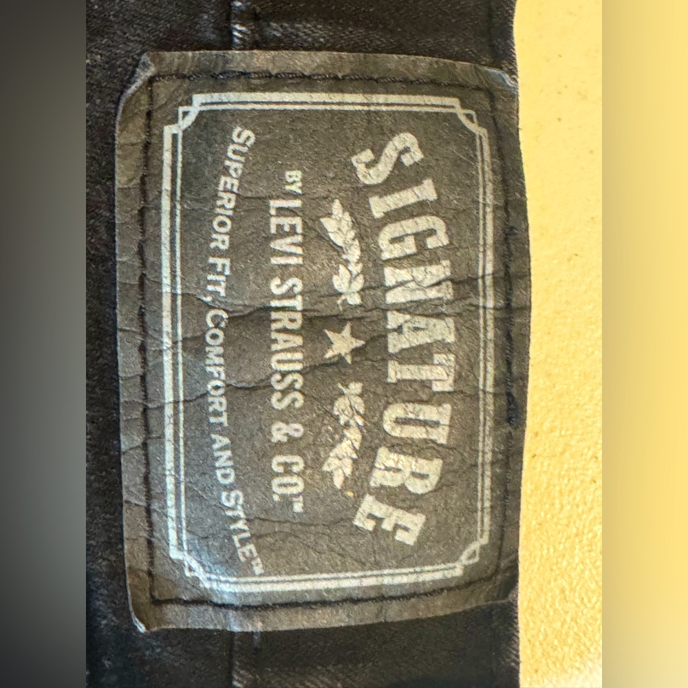 Signature by Levi Strauss Black Jeans Premium Comfort
